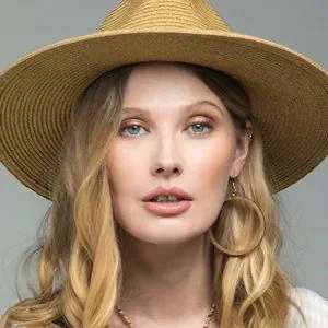 Dainty NYC | Accessories | Natural Duo Tone Panama Hat Wood  display picture 3